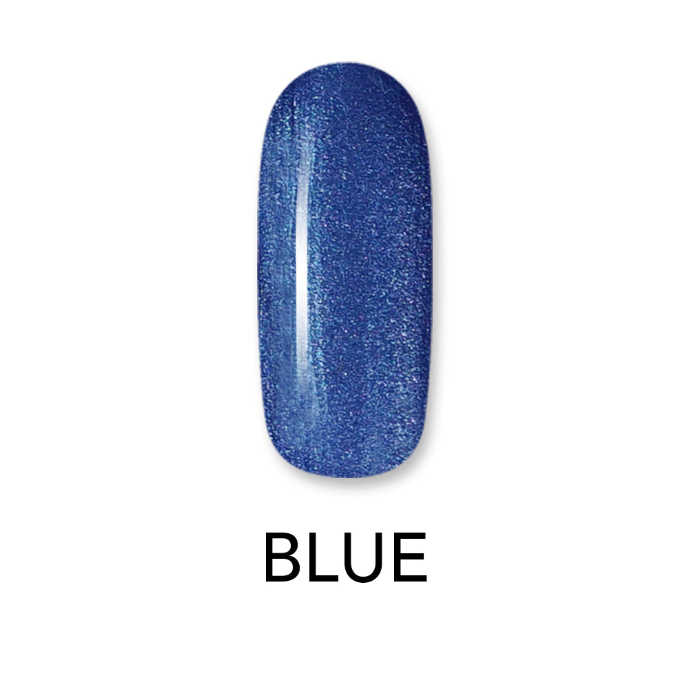 Esmalte en gel azul