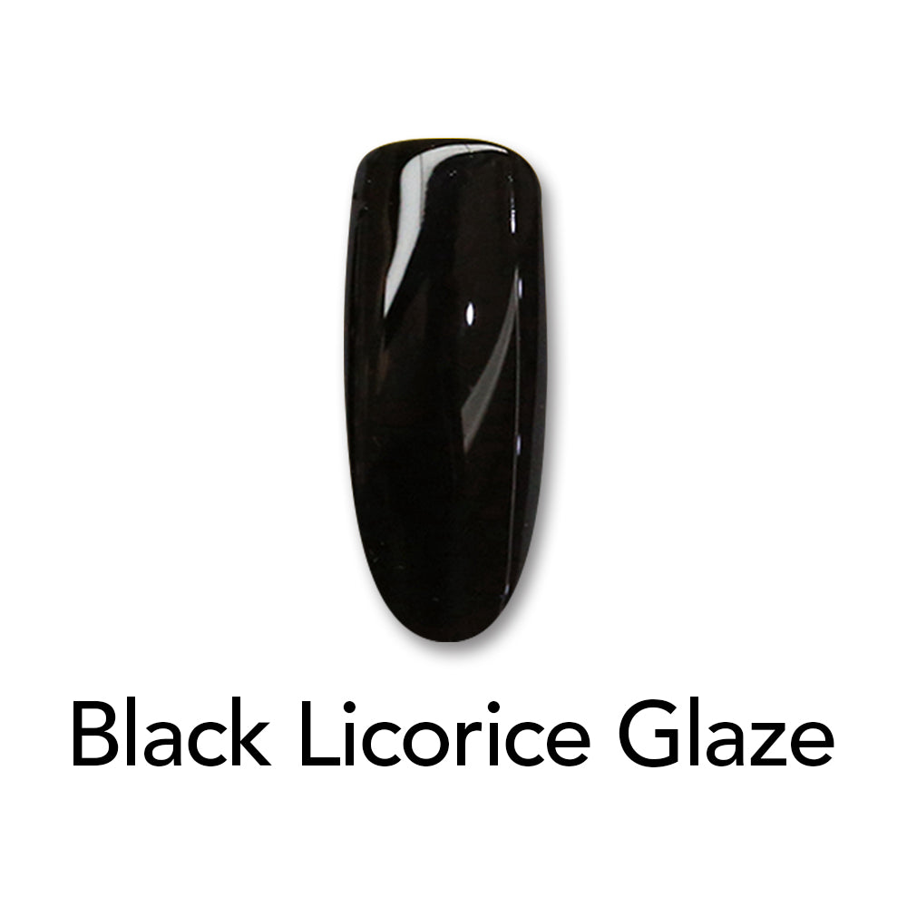 Glaseado de regaliz negro