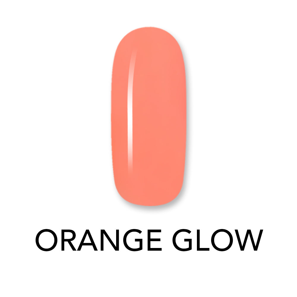 Resplandor naranja